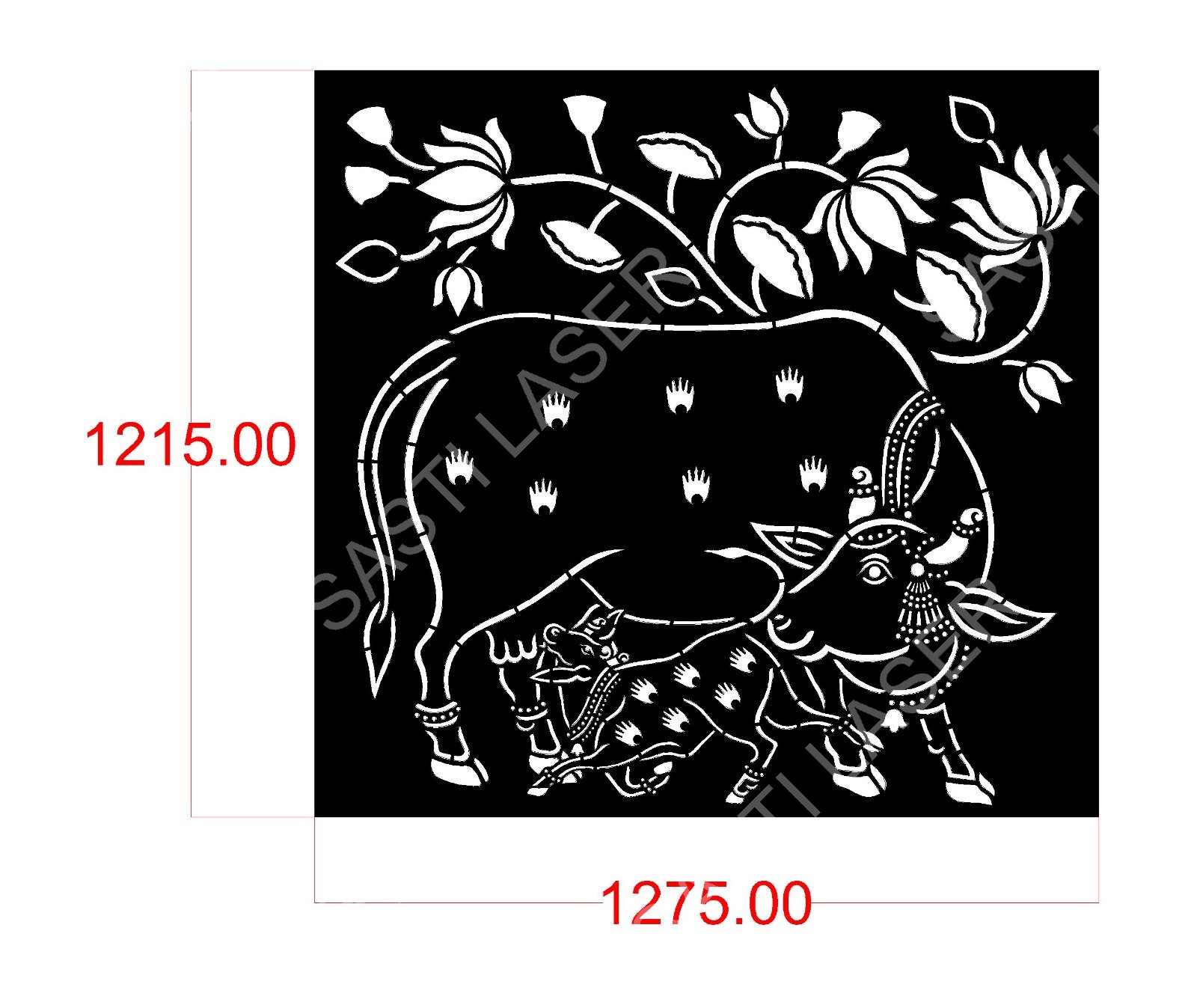 Religious CNC Laser Cutting Design - R-002.jpeg - Sasti Laser Namakkal